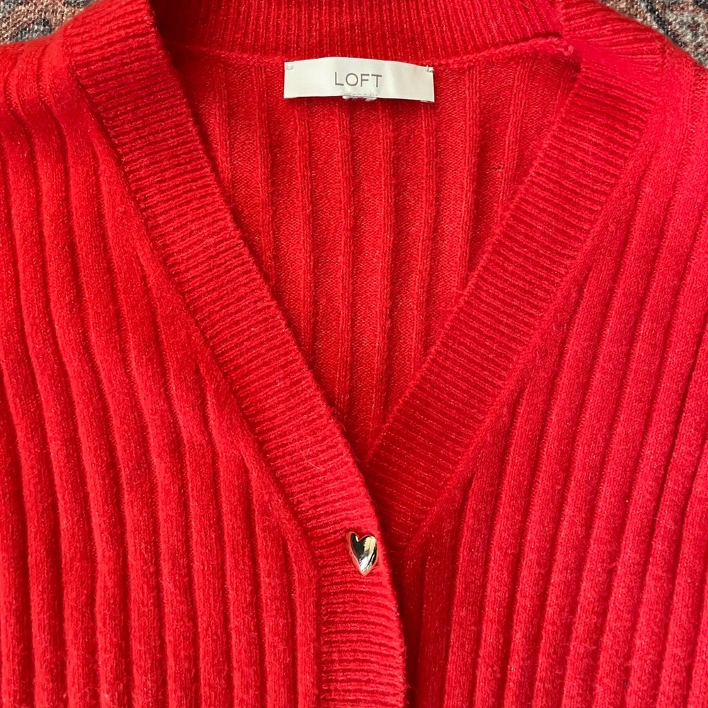 Loft Heart Button Cardi - Picture 6 of 9